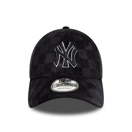 New Era Καπέλο New York Yankees Tonal Check 9FORTY Adjustable Cap